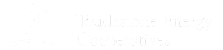 Touchstone logo - white
