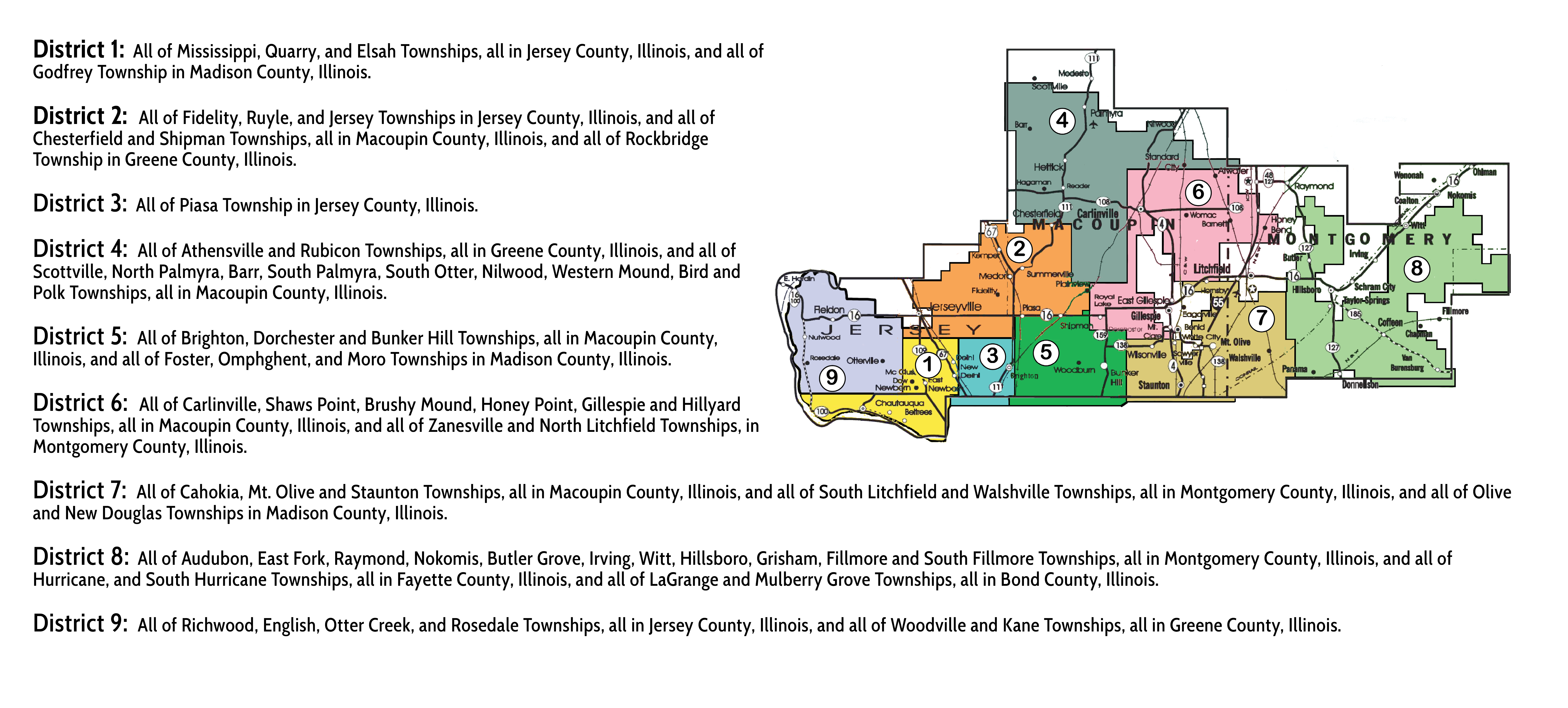 Map with Districts